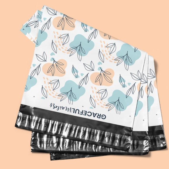 Faithful Floral 6x9 Custom Poly Mailer Envelopes - Picture 5 of 6